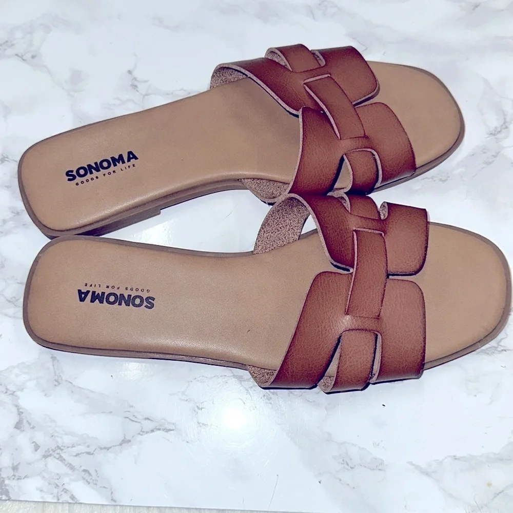 Sonoma brown sandals size 8 - Picture 3 of 5
